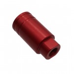 AR-9/9X19 Flare Can Recoil Compensator- Aluminum Red